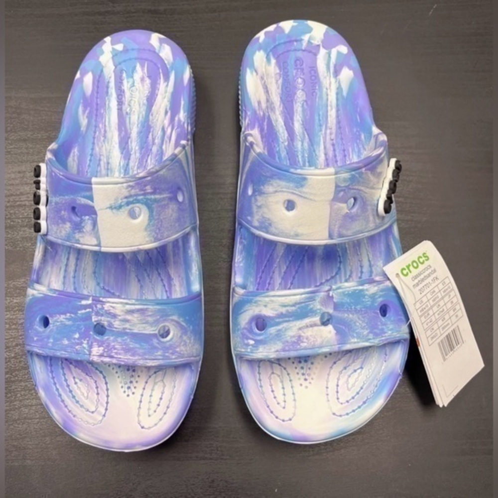 Classic Crocs Marbled Sandal Unisex - Sz M8 W10